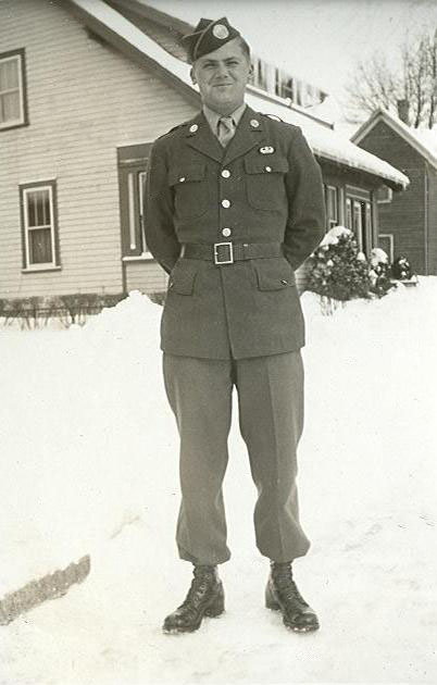 Private Bill Hahnen in Wisconsin January 1943.